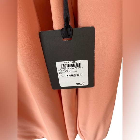 TROUVE Coral sheer ruffle blouse XXL - Picture 6 of 6